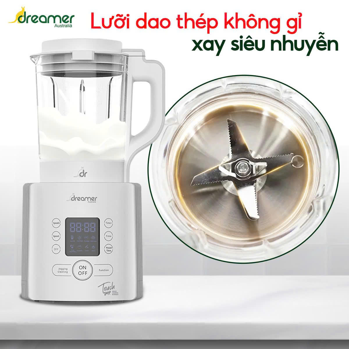 Lưỡi dao Inox 301 siêu bén - Xay mịn mọi nguyên liệu